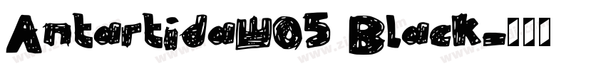 AntartidaWO5 Black字体转换